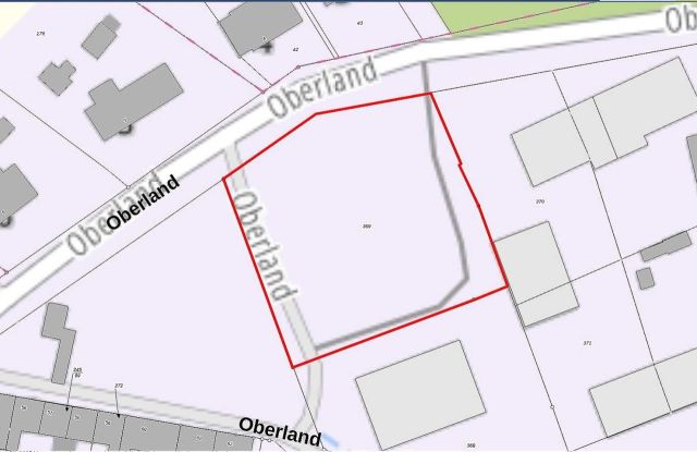 Lageskizze - Unbebautes Grundstück in Ortslage von Warmsdorf