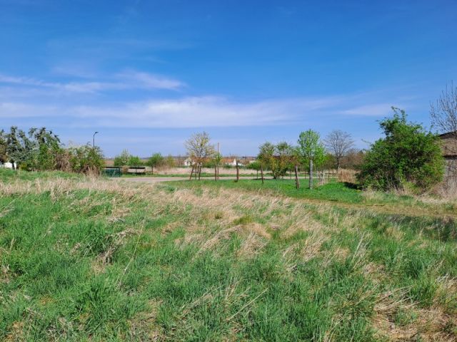Blick auf Verkaufsfläche und Umgebung - Unbebautes Grundstück in Ortslage von Warmsdorf