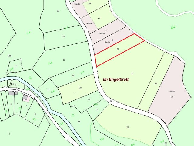 Lageskizze - Vertragsfreier, bestockter Weinberg in altem Weinort an der Mosel