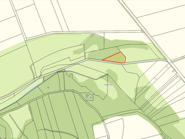 Umgebungsskizze - Waldfläche im Burgenlandkreis