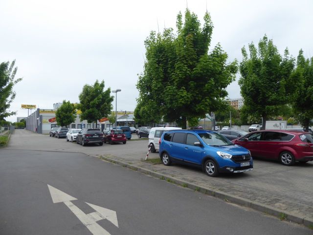 Discounter nördlich - Straßenbegleitfläche nahe des Landeskriminalamts Sachsen-Anhalt