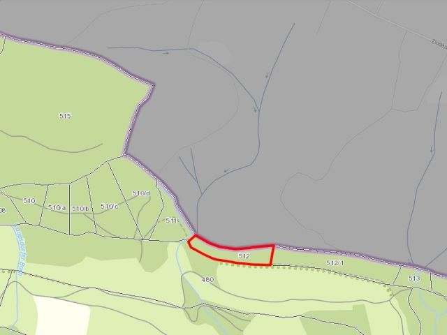 Umgebungsskizze - Vertragsfreie teilweise mit Laubbäumen bewachsene Fläche im Landkreis Sächsische Schweiz-Osterzgebirge