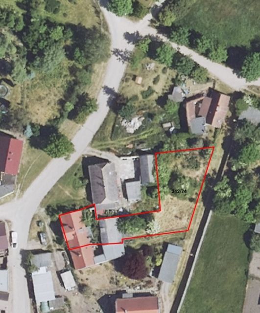 Lageskizze - Ruinöse Doppelhaushälfte mit Nebengebäude zwischen Magdeburg und Halle (Saale)