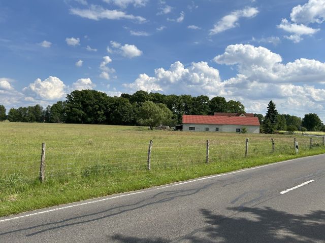 Blick auf Verkaufsfläche und Umgebung - Baugrundstück innerhalb eines rechtskräftigen Bebauungsplanes südöstlich von Cottbus