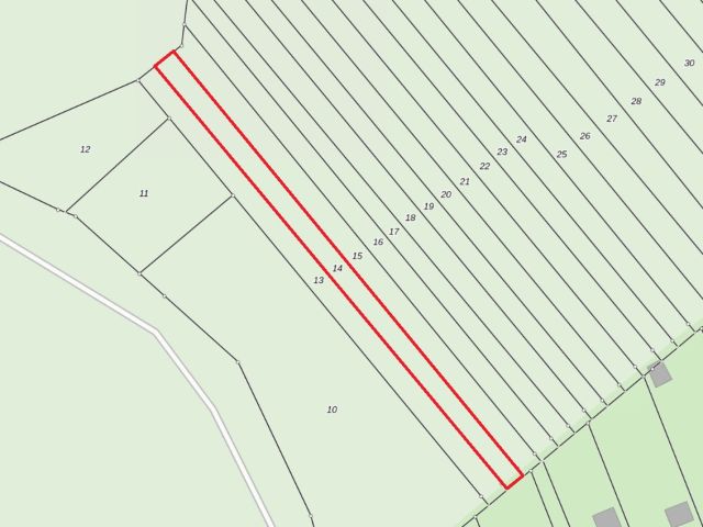 Lageskizze - Mischwald in direkter Nachbarschaft von Wochenendhäusern am Potsdamer Stadtrand
