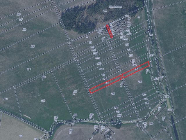 Lageskizze mit Luftbildunterlegung - Vertragslos genutzte Grünland-/ Landwirtschaftsflächen **etwa 19 km vom Oranienburger Zentrum entfernt**