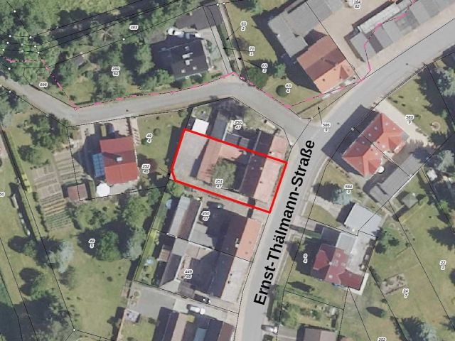 Lageskizze - Leerstehendes Wohn- und Geschäftshaus