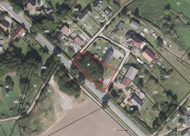 Lageskizze - Grundstück mit Bauvorbescheid für den Neubau eines Wohngebäudes ca. 13 km von der Hansestadt Wismar an der Ostseeküste entfernt