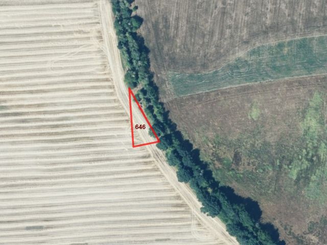 Lageskizze Flurstück 646 - Splitterflächen bei Schmorkau