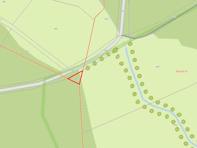 Lageskizze Flurstück 926 - Splitterflächen bei Schmorkau