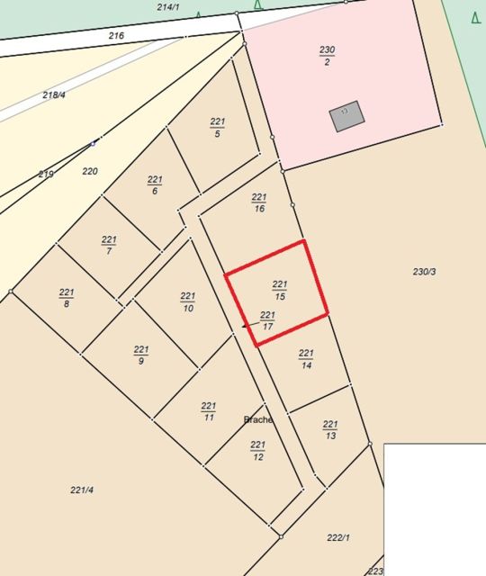 Lageskizze - Flurstück 221/15  - Vertragsfreies Grundstück unweit vom Peenestrom **etwa 25 km von der Ostsee entfernt**