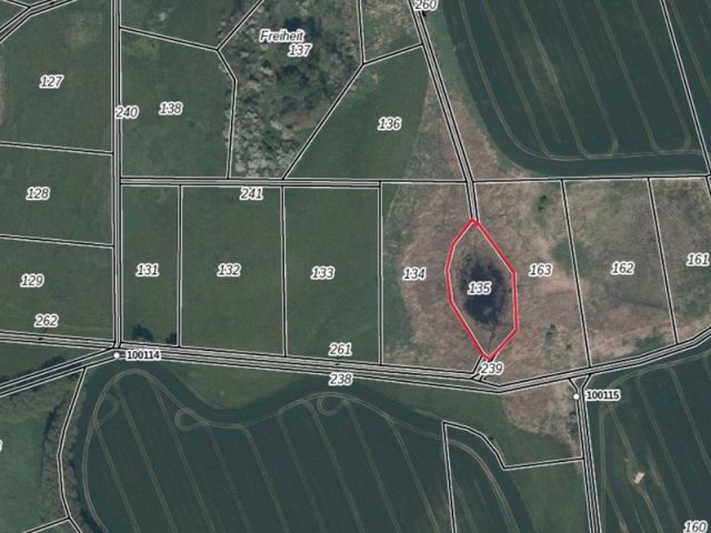 Lageskizze - Wasserfläche und Uferbereich ´Der runde See´ in der Uckermark