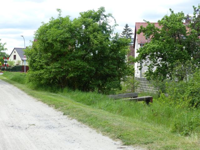 Blick auf Verkaufsfläche rechts und Umgebung - Vertragsfreies Grundstück lt. FNP teilweise Wohnbaufläche im südlichen ´Berliner Speckgürtel´