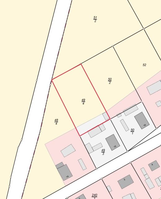 Lageskizze - Vertragslos als Weideland genutzte Grünfläche im Randbereich einer Wohnsiedlung in Meyenburg in der Prignitz