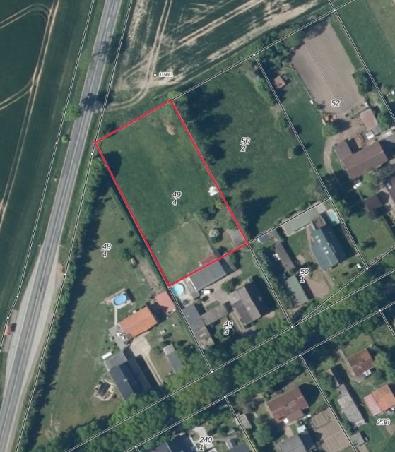 Lageskizze - Vertragslos als Weideland genutzte Grünfläche im Randbereich einer Wohnsiedlung in Meyenburg in der Prignitz