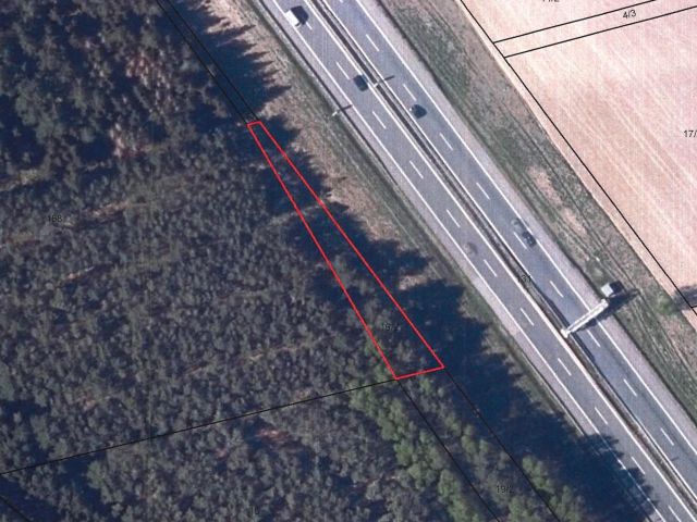 Lageskizze - Autobahnbegleitende Waldrandfläche nördlich des Rastplatzes „Borker See“ an der A24