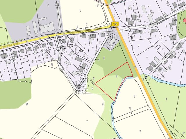 Umgebungsskizze - Vertragsfreies Freizeit- und Waldgrundstück zwischen Stralsund und Greifswald ca. 5 Autominuten bis zur Autofähre nach Rügen