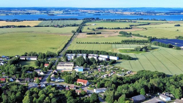Blick über Reinberg in Richtung Stahlbrode und Insel Rügen - Vertragsfreies Freizeit- und Waldgrundstück zwischen Stralsund und Greifswald ca. 5 Autominuten bis zur Autofähre nach Rügen