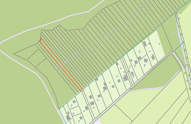 Lageskizze - Mischwald in direkter Nachbarschaft von Wochenendhäusern am Potsdamer Stadtrand