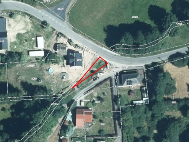 Lageskizze Niedercrossen FS 388/1 - 7 getrennt voneinander liegende Flurstücke in Streulage bei Erlau und Seelitz