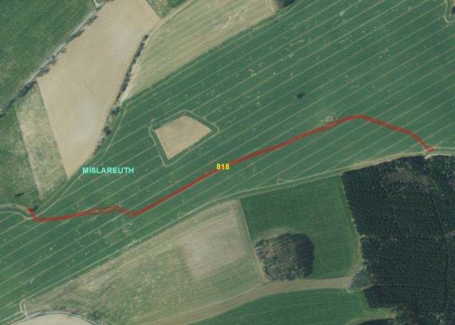 Lageskizze - 3/7 MEA an einer Landwirtschaftsfläche **vertragsfrei**