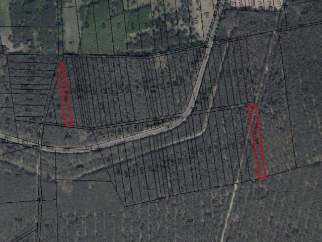 Lageskizze - Zwei getrenntliegende Waldgrundstücke westlich von Forst (Lausitz)