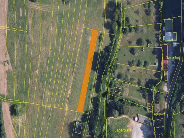 Lageskizze Flurstück 2390/2 - 2 vertragslos genutzte Grünflächen im unterfränkischen Landkreis Miltenberg