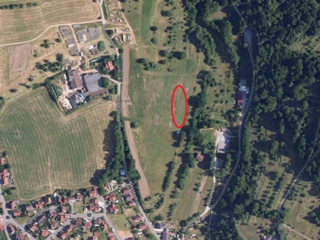 ungefähre Lage Flurstück 2390/2 - 2 vertragslos genutzte Grünflächen im unterfränkischen Landkreis Miltenberg