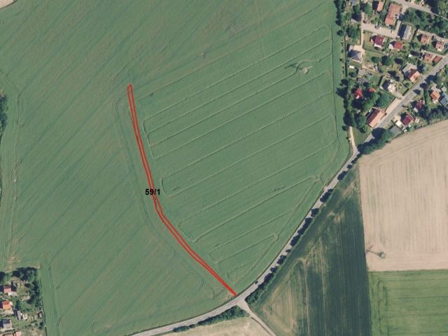 Lageskizze - Ackerstreifen in der Oberlausitz - vertragslose Nutzung