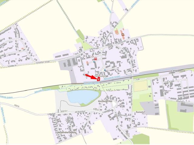 Lage des Verkaufsgegenstandes - Ruinöses ehemaliges Einfamilienhaus in Elsteraue **ca. 8 km nordwestlich von Zeitz**
