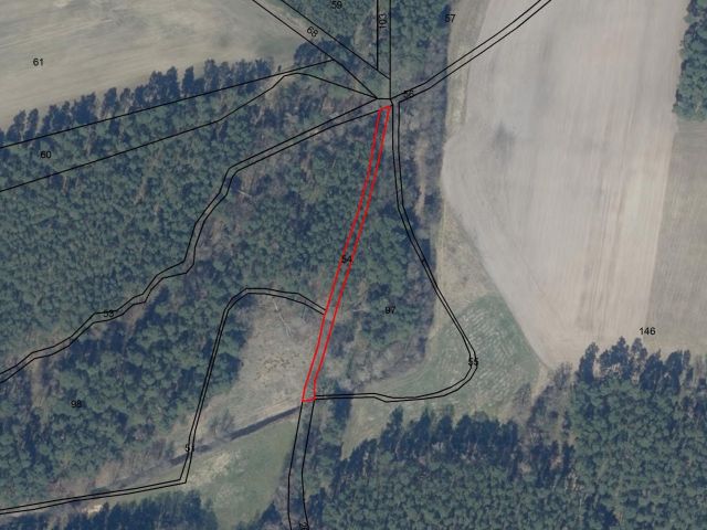 Lageskizze Flur 3 Flurstück 54 - Vertragsfreie Splitterflächen bei Langnow