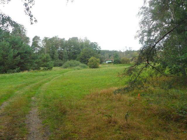 Zuwegung zum Grundstück über Flurstück 865 (Aufnahme 2020) - Unbebautes Grundstück im Grünen am Pinnower See bei Schenkendöbern neben einem Wochenendhausgebiet