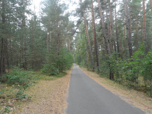 Blick in die benachbarte Straße 