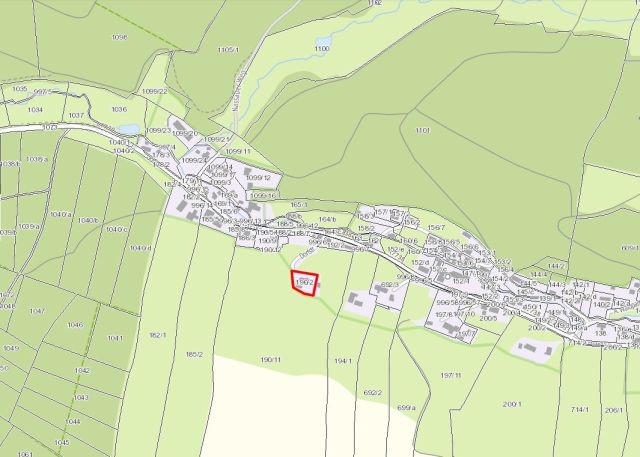 Umgebungsskizze - Großes Grundstück mit baufälligem Wohnhaus in idyllischer, ruhiger Lage im Erzgebirge