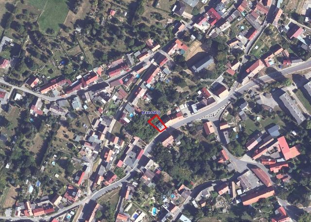 Umgebungsskizze - Ruinöses Wohnhaus nordwestlich von Halle (Saale)