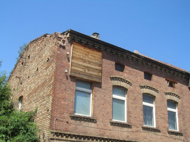 Detailansicht - Ruinöses Wohnhaus nordwestlich von Halle (Saale)