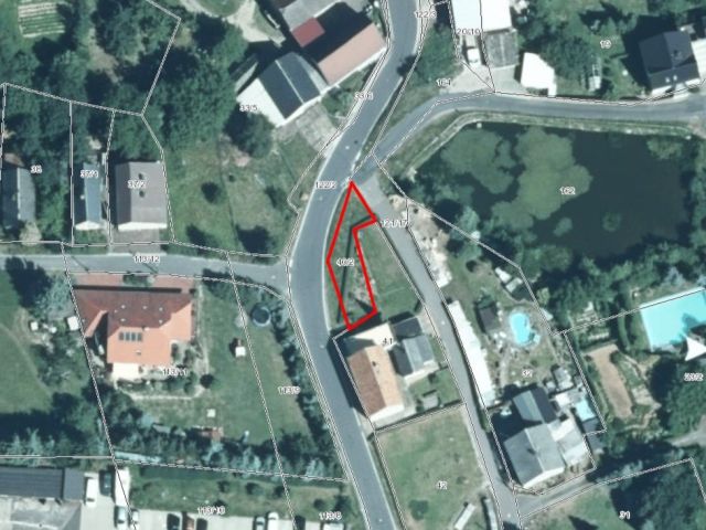 Lageskizze Kleinmilkau Flurstück 40/2 - 6 getrennt liegende Flurstücke in Streulage bei Erlau und Seelitz