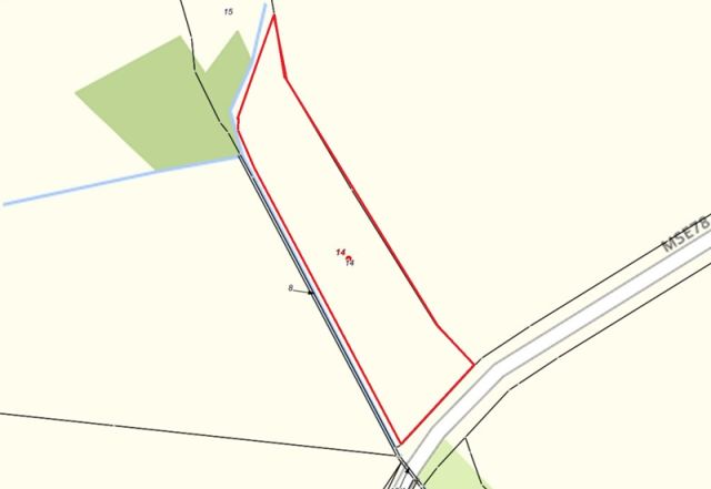 Lageskizze - Großes naturbelassenes Grundstück in der Mecklenburger Seenplatte ca. 1,5 km bis zum Tollensesee