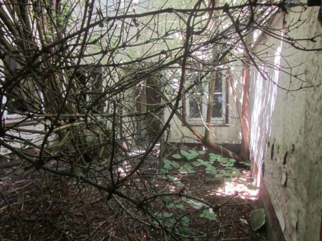 Hofbereich - Vertragsfreies Wohngrundstück mit Garten **inklusive desolater Doppelhaushälfte**