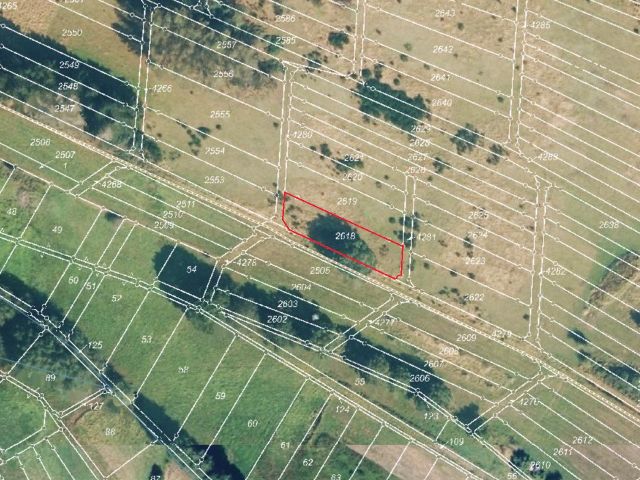 Lageskizze Flurstück 2618 - 5 Grünlandflächen teilweise mit Gehölzbewuchs und 1 Gehölzfläche in Streulage um Oberroßbach