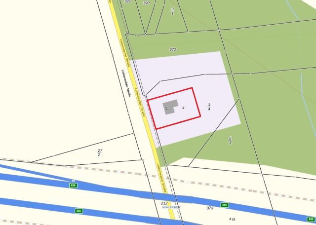 Lageskizze - Ehemaliges Einfamilienhaus mit Bungalow im Außenbereich von Mühlenbeck **leerstehend**