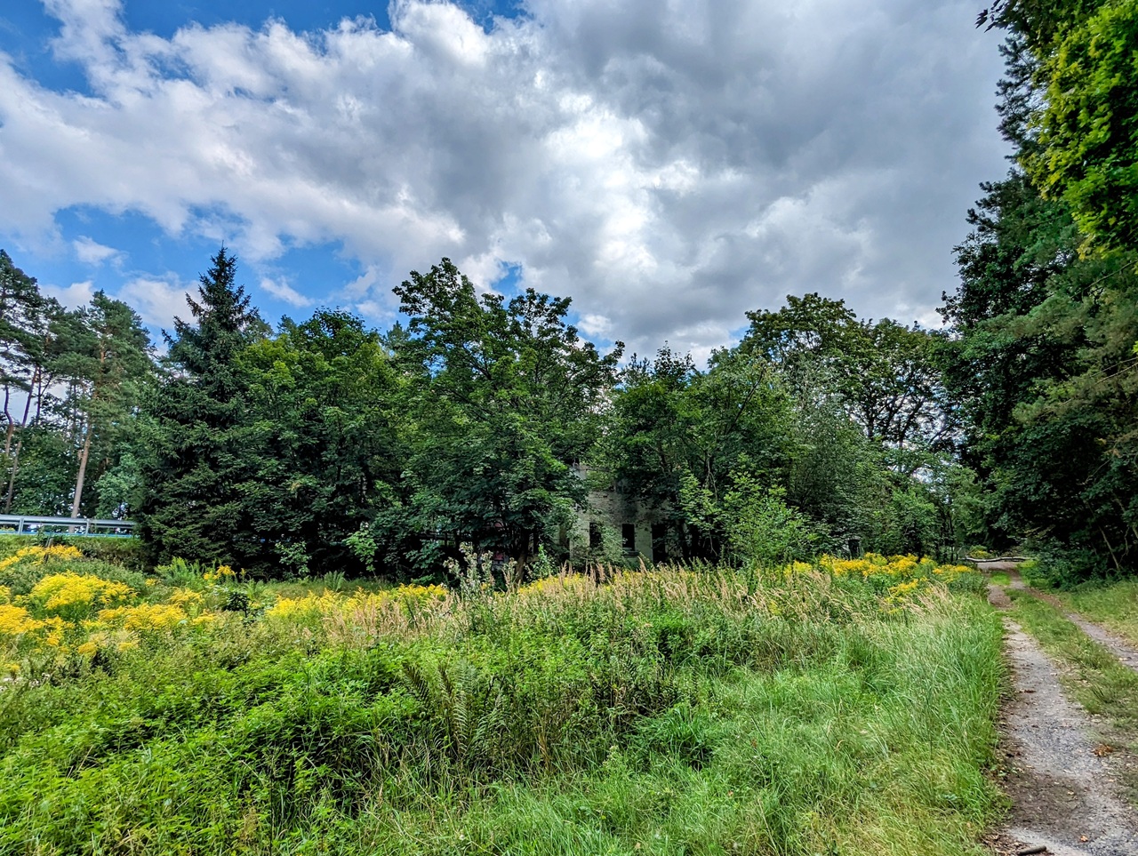 Vertragsfreies Grundstück mit Gebäuderesten und ruinösem Nebengebäude an der B96 **in unmittelbarer Nähe zur Berliner-Nordbahn**