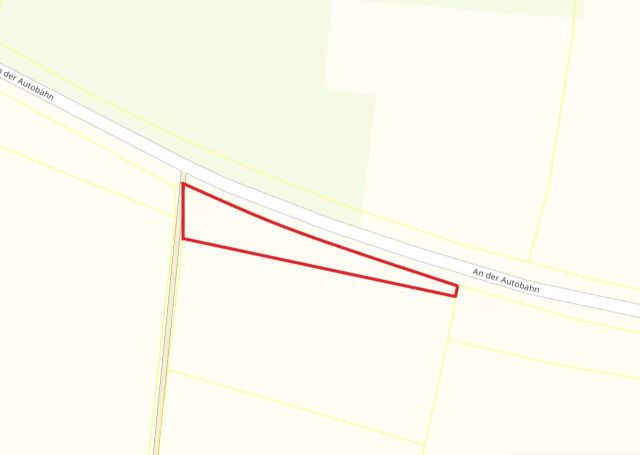 Lageskizze - Grünfläche/ Straßenrandbegleitfläche in der Metropolregion Nürnberg **teilweise vertragslose Nutzung**