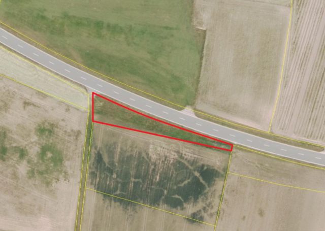 Lageskizze mit Luftbildunterlegung - Grünfläche/ Straßenrandbegleitfläche in der Metropolregion Nürnberg **teilweise vertragslose Nutzung**