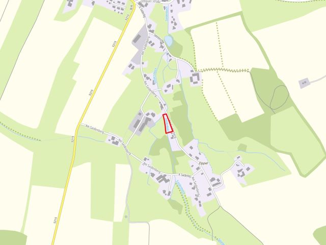 Umgebungsskizze - Verpachtete Grünfläche zwischen Wohnbebauungen in Mittelsachsen * Jahrespacht 1.440 € *