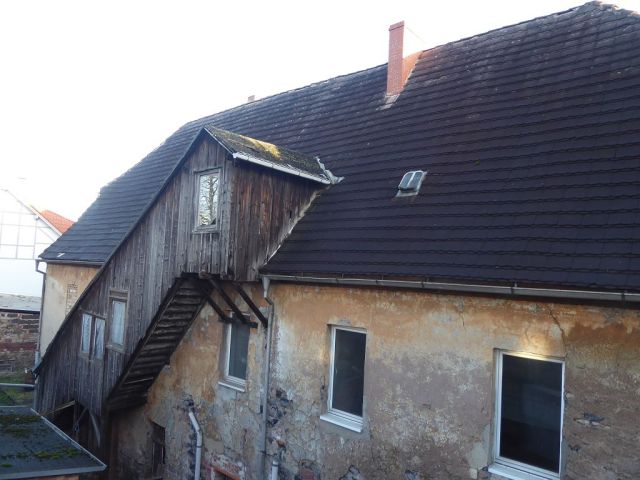 Detailansicht - Teilweise vermietetes Mehrfamilienhaus mit Anbauten und Nebengelass in Mansfeld ** Jahresnettomiete ca. € 10.366 **