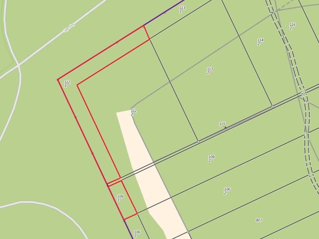 Lageskizze - Vertragsfreie Waldflächen mit über 8.600 m² im Waldgebiet Bieselheide **direkt an der Berliner Stadtgrenze**
