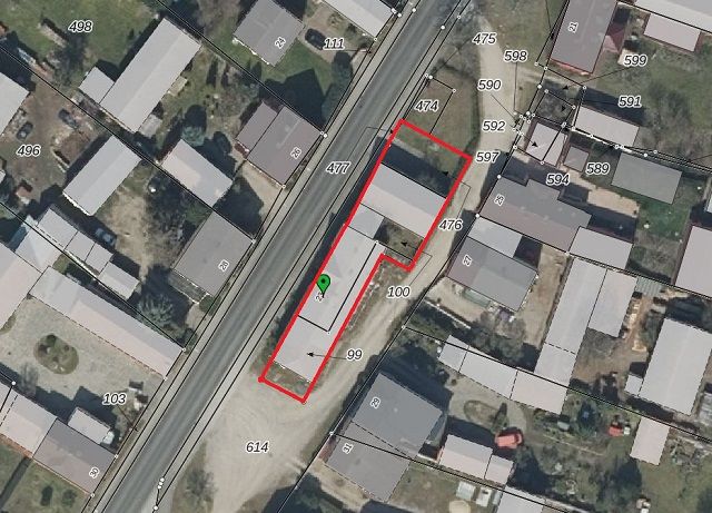 Lageskizze - Leerstehendes ehemaliges Gasthaus mit Saal, integrierter Wohnung und separatem Wohnhaus