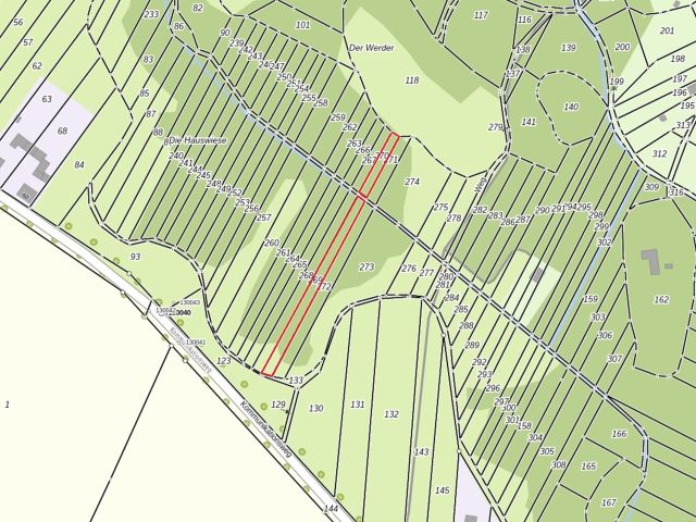 Lageskizze - Wald- und Wiesenflächen - teilweise vertragslos genutzt **nahe dem Waschbanksee, etwa 27 km vom Berliner Ring entfernt**