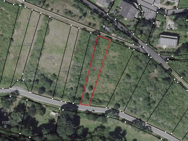 Lageskizze - Naturbelassene Fläche in Hanglage unterhalb von Wohnbebauungen